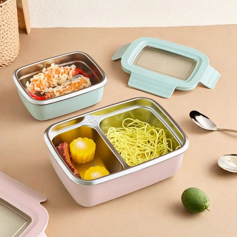 صندوق غداء بنتو مقسم من الفولا - مراجعة Bento Box وسعره