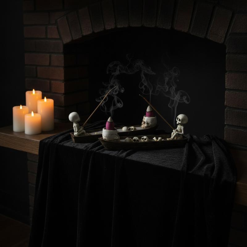 حامل بخور على شكل جمجمة، تصميم - مراجعة Incense Holder وسعره
